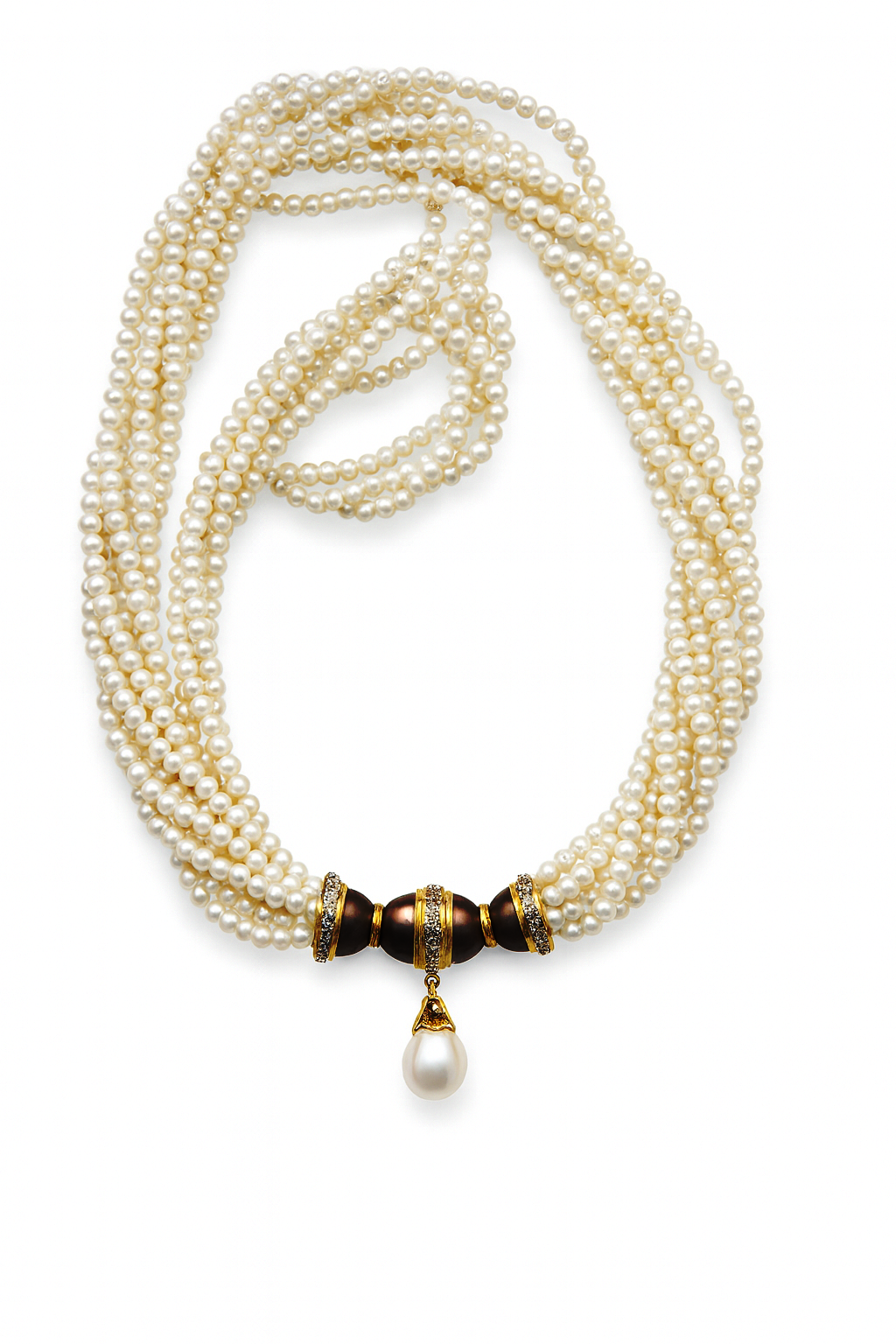 Beautiful 18 Kt Gold  Natural Diamond Necklace 